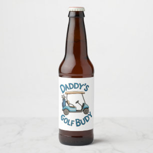 Daddy’s Golf Buddy Golfing Father’s Day Dad Beer Bottle Label