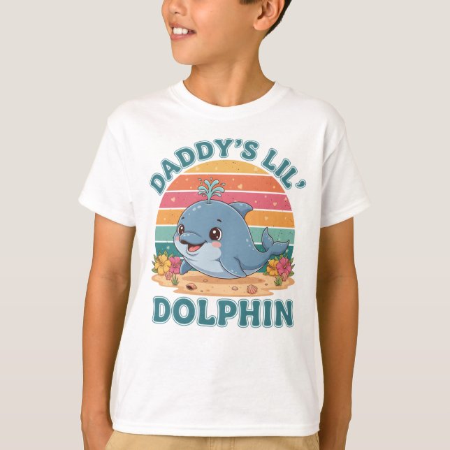 Daddy’s Lil’ Dolphin T-Shirt (Front)