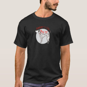 DADDY S LIL MOO PUP Dalmatian Dog Design T-Shirt