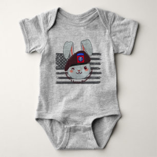“Daddy’s Little 82nd Airborne Paratrooper” Baby Bodysuit