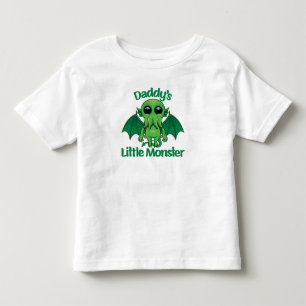 Daddy’s Little Monster Cute Baby Cthulhu Toddler T-Shirt