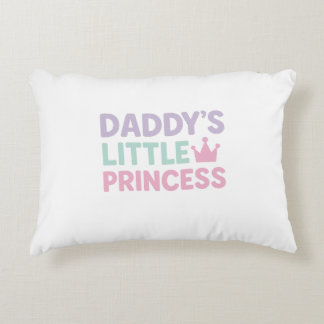 Daddy’s Little Princess – Pastel Neon Baby Girl De Decorative Cushion