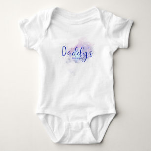 Daddy’s little warrior angel baby bodysuit 