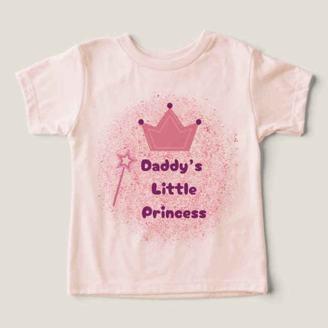 Daddy’s Princess Toddler T-shirt  (Design Front)
