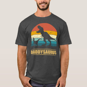 Daddy Saurus For Dad T Rex Dinosaur Funny T-Shirt