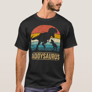 Daddy Saurus T Rex Dinosaur DaddySaurus Funny Fath T-Shirt