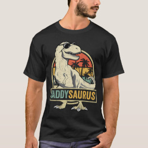 Daddy Saurus T Rex Dinosaur Men Daddysaurus Family T-Shirt