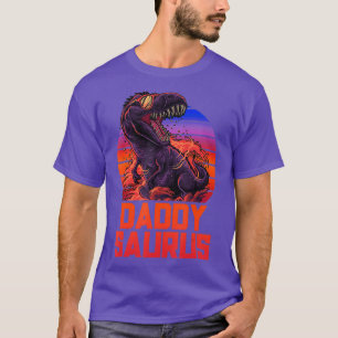 Daddy Saurus T-Rex Shirt Dad Father TRex Retro
