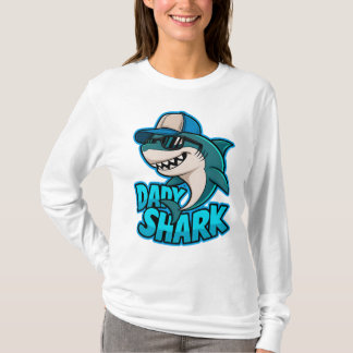 Daddy Shark Cool Dad Vibes T-shirt