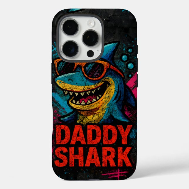 Daddy Shark Father's Day Gifts Case-Mate iPhone Case (Back)