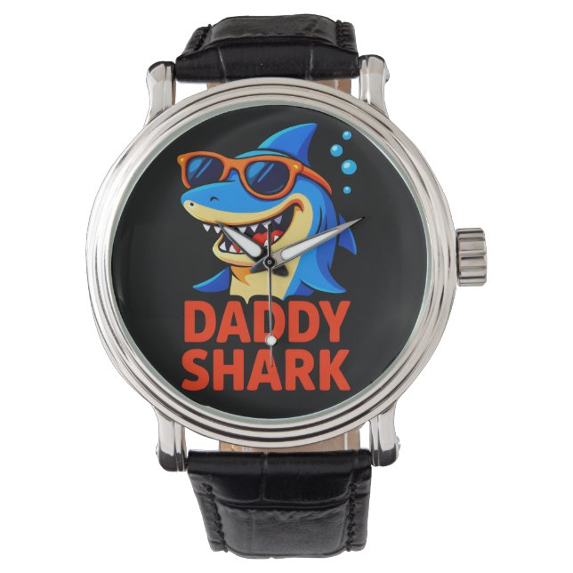 Daddy Shark Father's Day Gifts Watch (Front)
