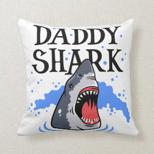 Daddy Shark - Great White Cushion