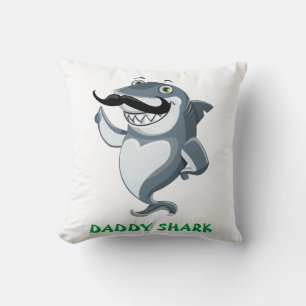 Daddy Shark Mummy Shark Cushion