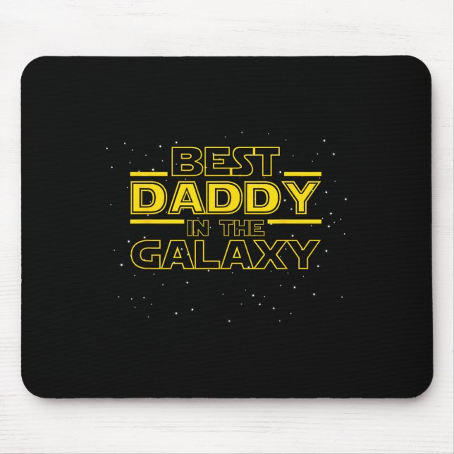 Daddy Shirt Gift For New Daddy, Daddy In The Galax Mouse Pad (Front)