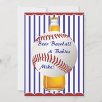 Daddy Shower Beer Baseball and Babies