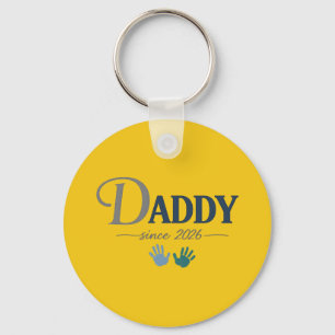 Daddy Since 2026 New Dad Fathers Day Gift Key Ring