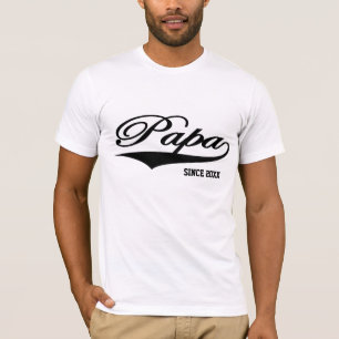 Daddy Since 20XX (Customisable) T-Shirt