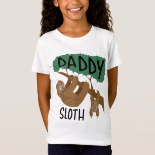 Daddy Sloth Animal Lovers Hilarious Gift T-Shirt