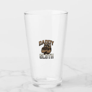 Daddy Sloth Funny Family Vintage Engraving Shirt_1 Glass
