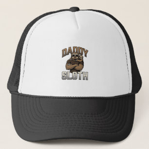 Daddy Sloth Funny Family Vintage Engraving Shirt_1 Trucker Hat