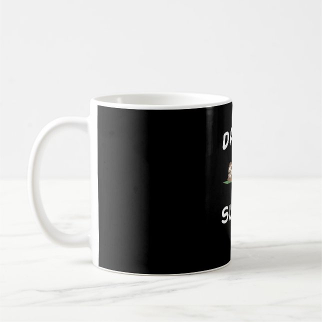 Daddy Sloth Matching Family Funny Sleeping sloths  Coffee Mug (Left)