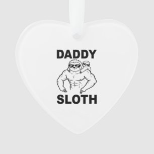 Daddy Sloth Ornament