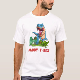 Daddy-T-Rex Dinosaur T-Rex Tyrannosaurus Fathers D T-Shirt