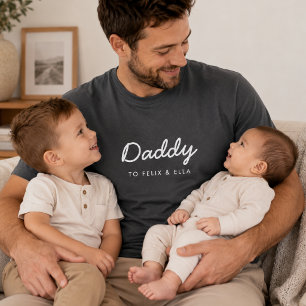 Daddy T-Shirt Custom Dad Shirt Father's Day Gift