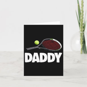 Daddy Tennis S Funny Women Tennis Play Tees Badmin Card