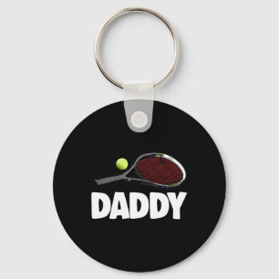 Daddy Tennis S Funny Women Tennis Play Tees Badmin Key Ring