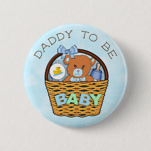 Daddy to be Baby Shower Button