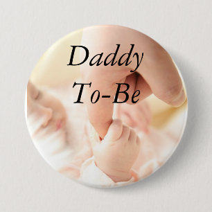 Daddy to be Baby Shower Button
