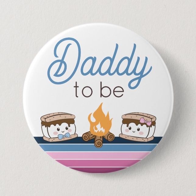 Daddy to Be S'more pin (Front)