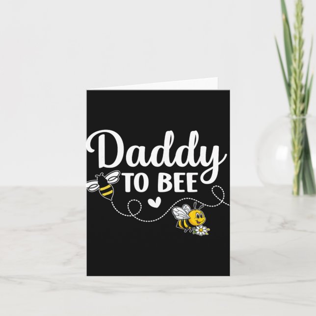Daddy To Bee Gender Reveal Pregnancy Announcement  (Front)