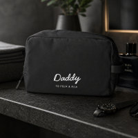 Daddy Toiletry Bag | Dad Travel Wash Bag Dopp Kit