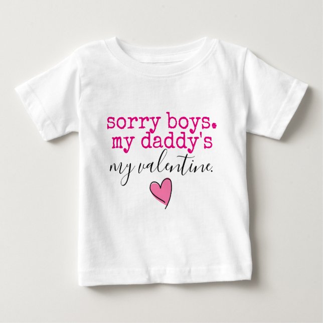 daddy valentine baby T-Shirt (Front)