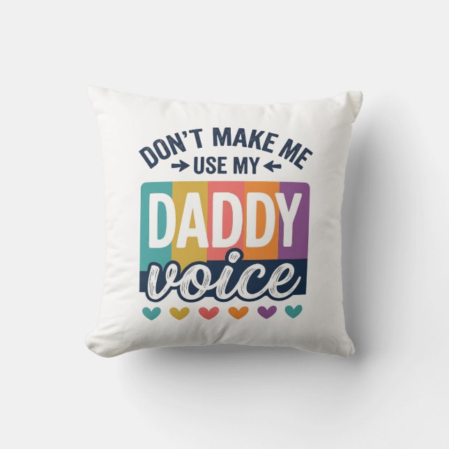 Daddy Voice Vintage Pride Shirt Design_1 Cushion (Front)