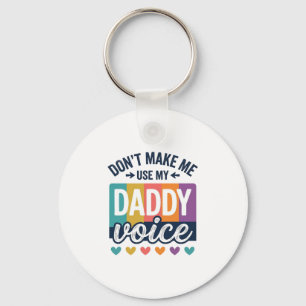 Daddy Voice Vintage Pride Shirt Design_1 Key Ring