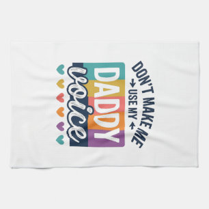 Daddy Voice Vintage Pride Shirt Design_1 Tea Towel