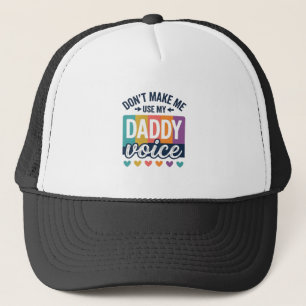 Daddy Voice Vintage Pride Shirt Design_1 Trucker Hat