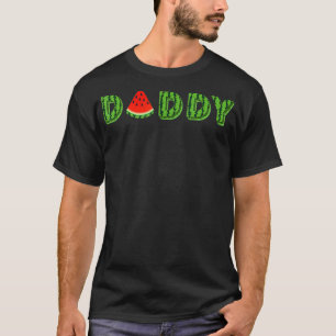 Daddy Watermelon Funny Summer Melon Fruit Cool  T-Shirt