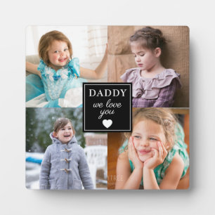 Daddy We Love You Father's Day 4 Photo  Plaque