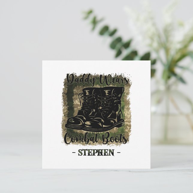 Daddy Wears Combat Boots – Military-Inspired (Standing Front)