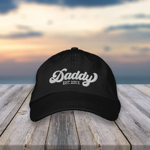 Daddy Year Established Embroidered Hat