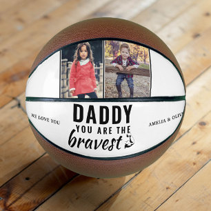 Daddy you are the Bravest Father`s Day 2 Photo Basketball