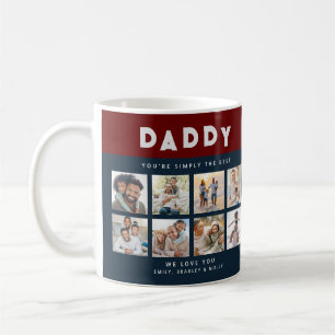 Daddy You're Simply The Best Photo Collage Coffee Mug