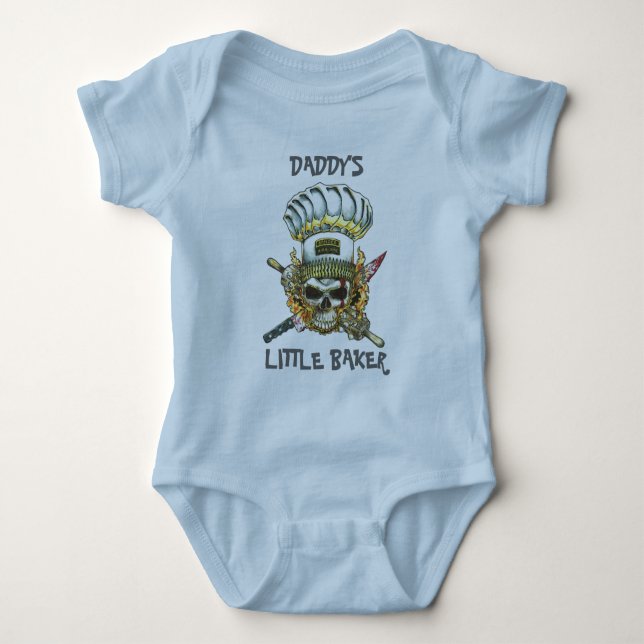 Daddy's Baker Onsie Baby Bodysuit (Front)