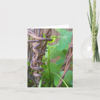 Daddy's Barbed Wire Card