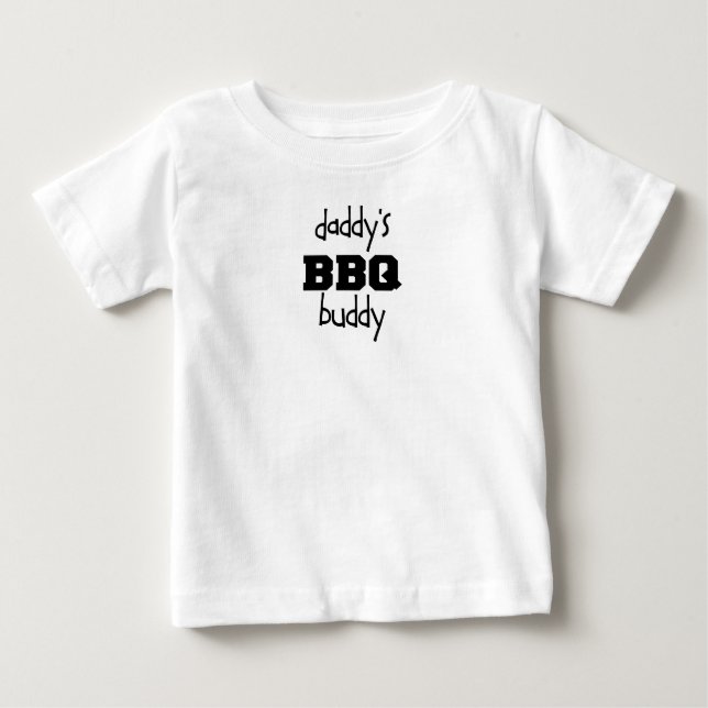 Daddy's BBQ Buddy Baby T-Shirt (Front)