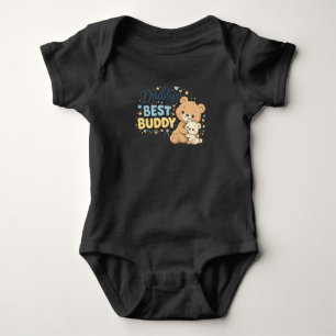 Daddy's Best Buddy Cute Baby Bear Shirt Design